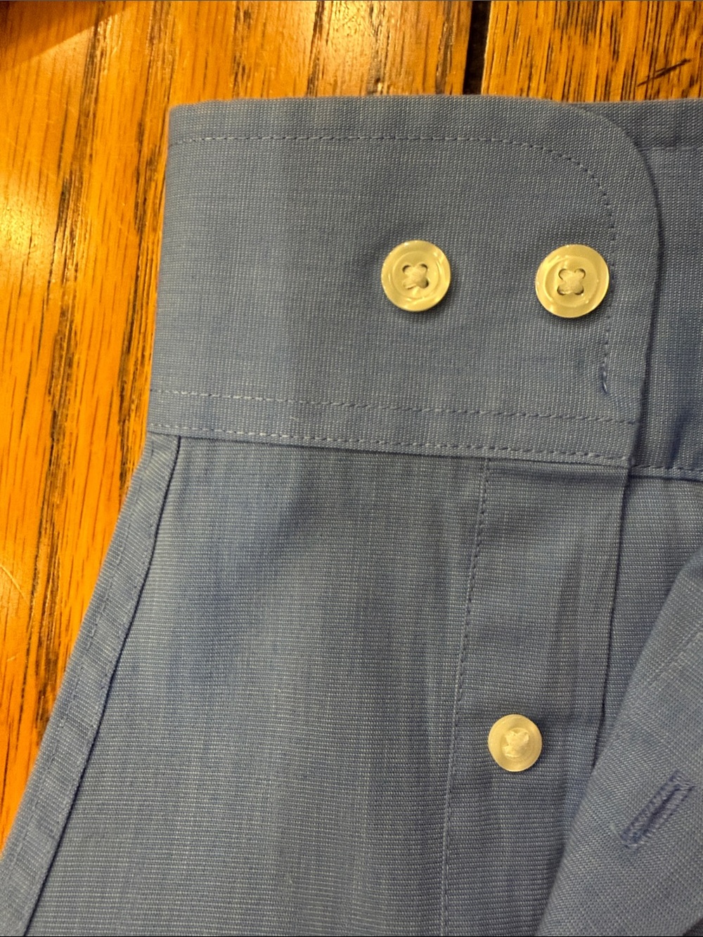 Class Club Blue Button-Up Dress Shirt Boys Size 20 - Picture 6 of 7